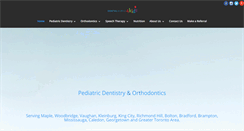 Desktop Screenshot of dentalworks4kids.com