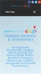 Mobile Screenshot of dentalworks4kids.com